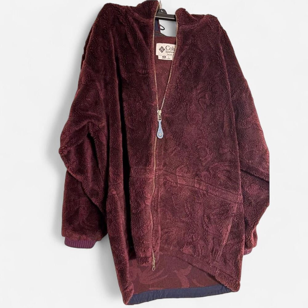 Columbia Women's Vintage Burgundy Jacket USA made
